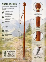 Wanderstock Knaufstock Makila
