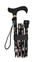 Faltstock Derbygriff Floral
