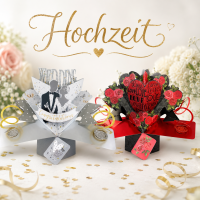 Pop-Up Karte Hochzeit