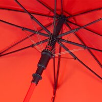 Euroschirm City-Regenschirm Langschirm birdiepal seasons, schwarz / orange, Stockschirm, Automatik, Lichtschutzfaktor 50+